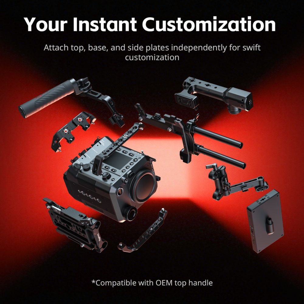 SmallRig 5341 Kamerakäfig-Kit für FUJIFILM GFX ETERNA 55