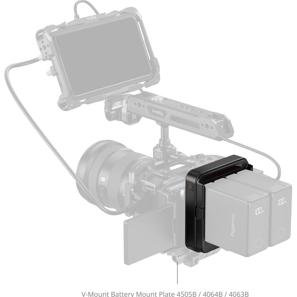 SmallRig 5536 Adapterplatte für NP-F-Batterien (unterstützt USV)