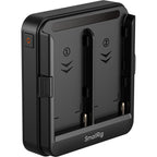 SmallRig 5537 Kit de plaque d'adaptation pour Batteries de type NP-F pour tiges LWS de 15mm (Compatible UPS)