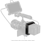 SmallRig 5537 Kit de plaque d'adaptation pour Batteries de type NP-F pour tiges LWS de 15mm (Compatible UPS)