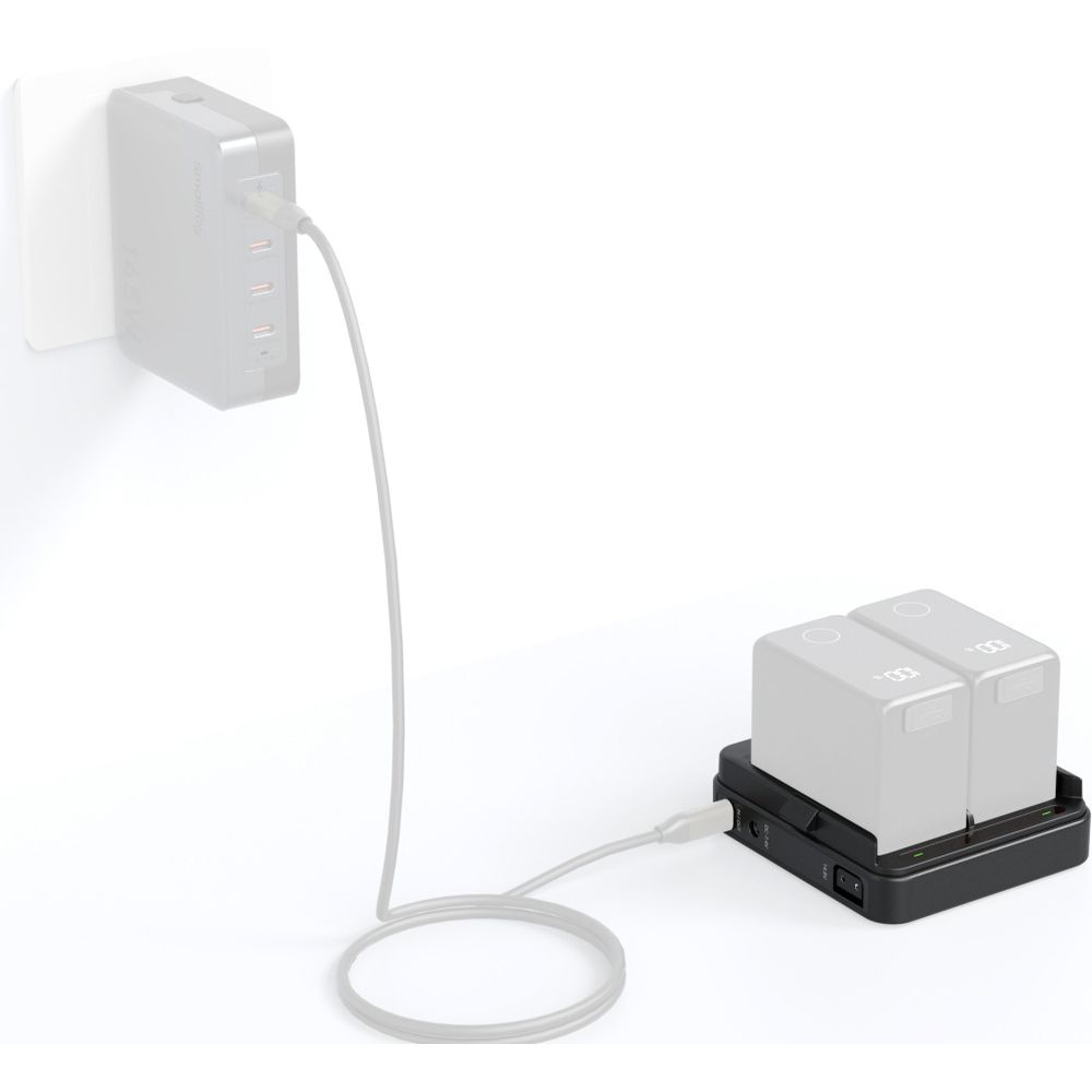 SmallRig 5537 Kit de plaque d'adaptation pour Batteries de type NP-F pour tiges LWS de 15mm (Compatible UPS)