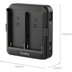 SmallRig 5537 Kit de plaque d'adaptation pour Batteries de type NP-F pour tiges LWS de 15mm (Compatible UPS)