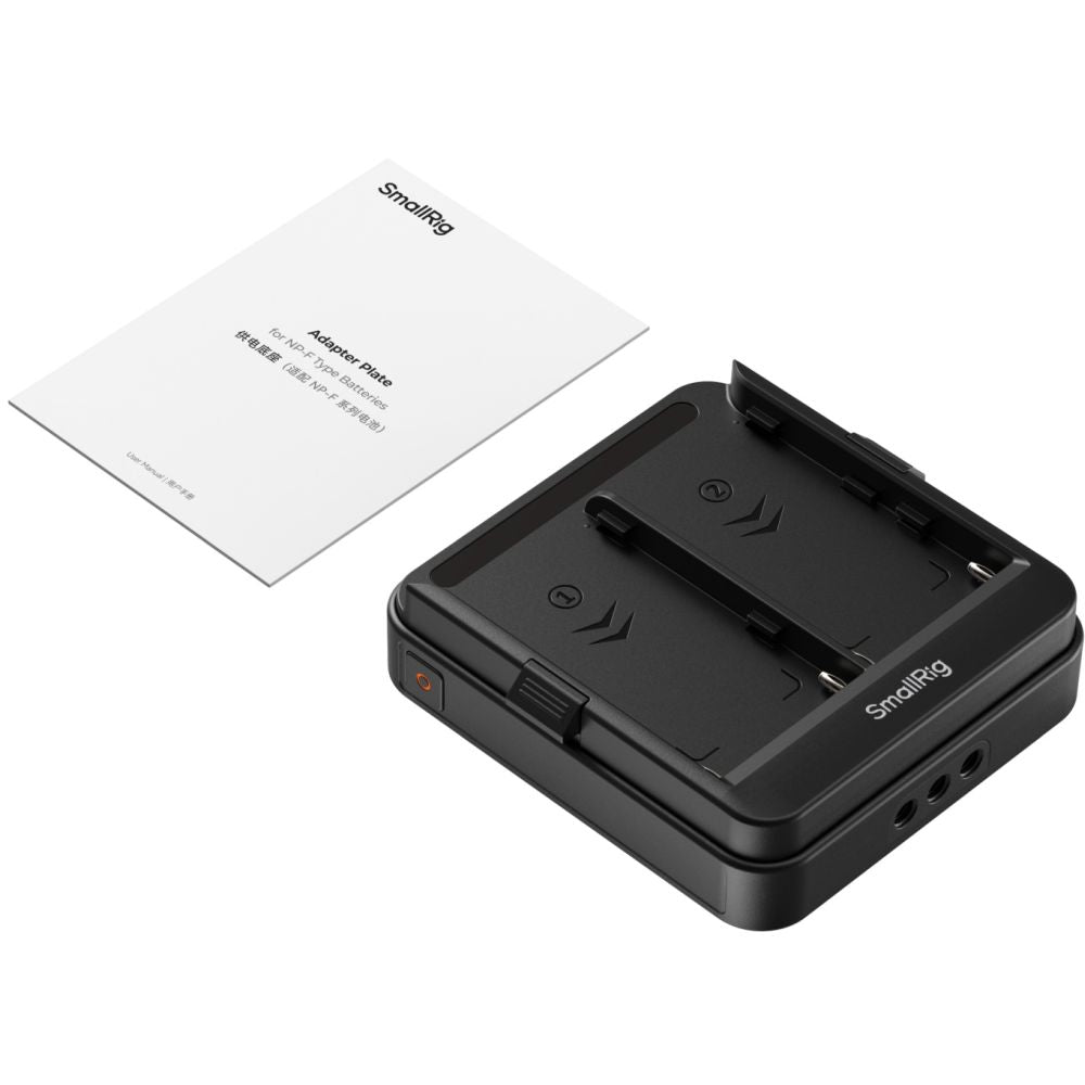 SmallRig 5537 Kit de plaque d'adaptation pour Batteries de type NP-F pour tiges LWS de 15mm (Compatible UPS)