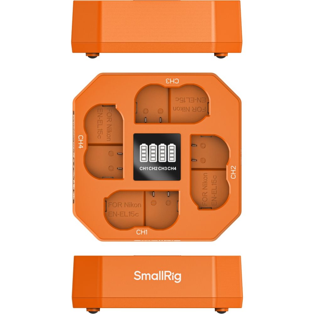 SmallRig 5747 Chargeur de batterie à quatre canaux pour caméra EN-EL15c