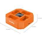 SmallRig 5747 Chargeur de batterie à quatre canaux pour caméra EN-EL15c