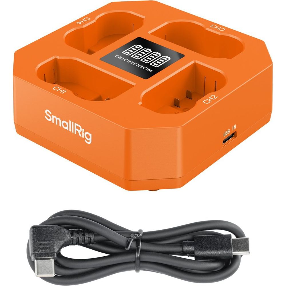 SmallRig 5747 Chargeur de batterie à quatre canaux pour caméra EN-EL15c