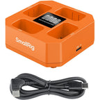 SmallRig 5749 Vierkanal-Kamera-Akkuladegerät für NP-FW50