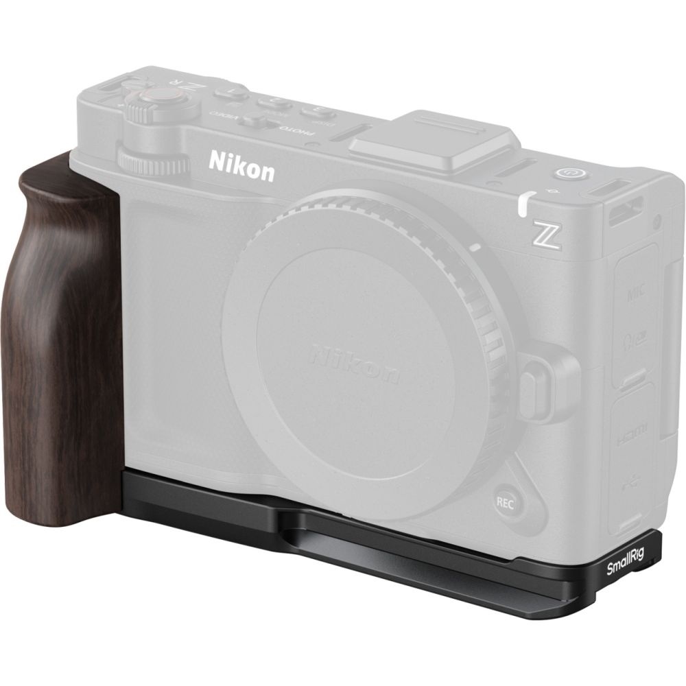 SmallRig 5906 Plaque de Montage en L avec Poignée pour en Bois Nikon ZR
