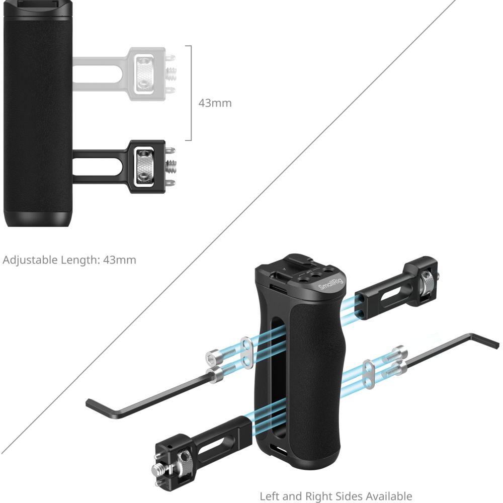 SmallRig 5950 Seitengriff mit 1/4"-20 Positionierungsschraube