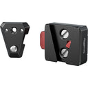 SmallRig 6021 Schnellverschluss-V-Lock-Montageplatten-Set