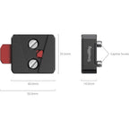 SmallRig 6021 Schnellverschluss-V-Lock-Montageplatten-Set