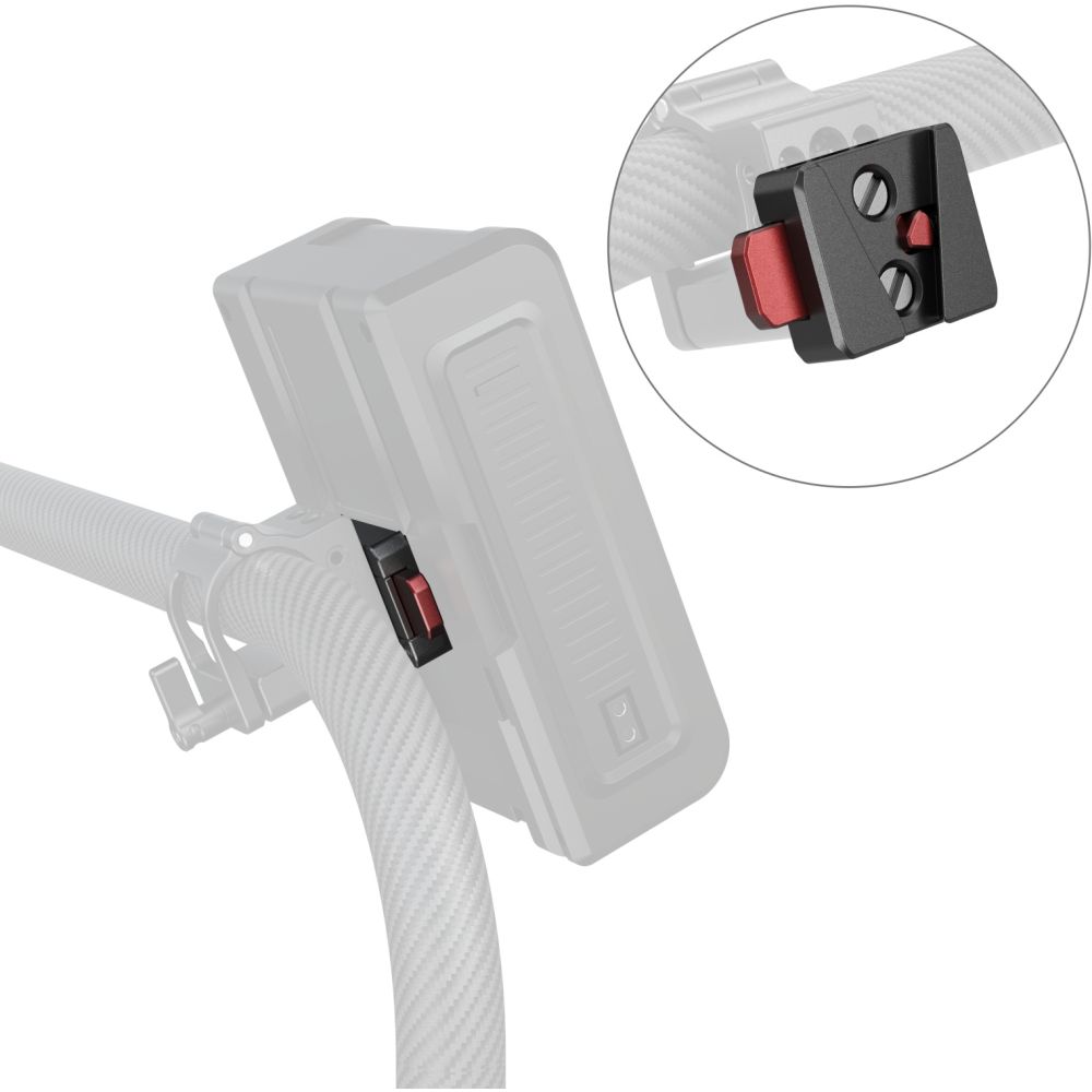 SmallRig 6021 Schnellverschluss-V-Lock-Montageplatten-Set