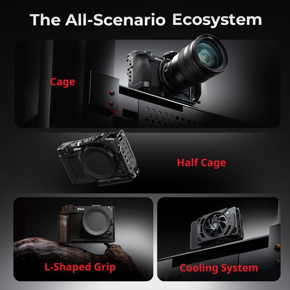 SmallRig 6113 Kit de cage à dégagement rapide « HawkLock » pour Nikon ZR