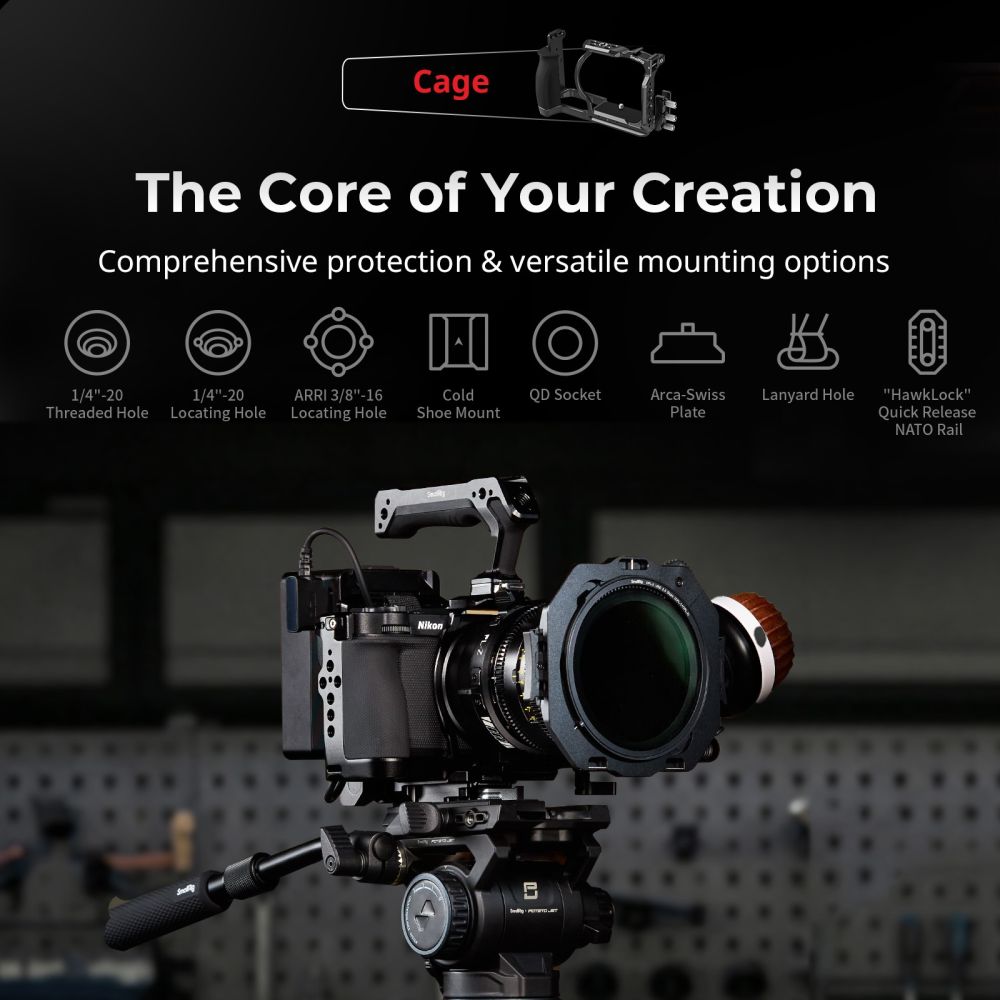 SmallRig 6113 Kit de cage à dégagement rapide « HawkLock » pour Nikon ZR