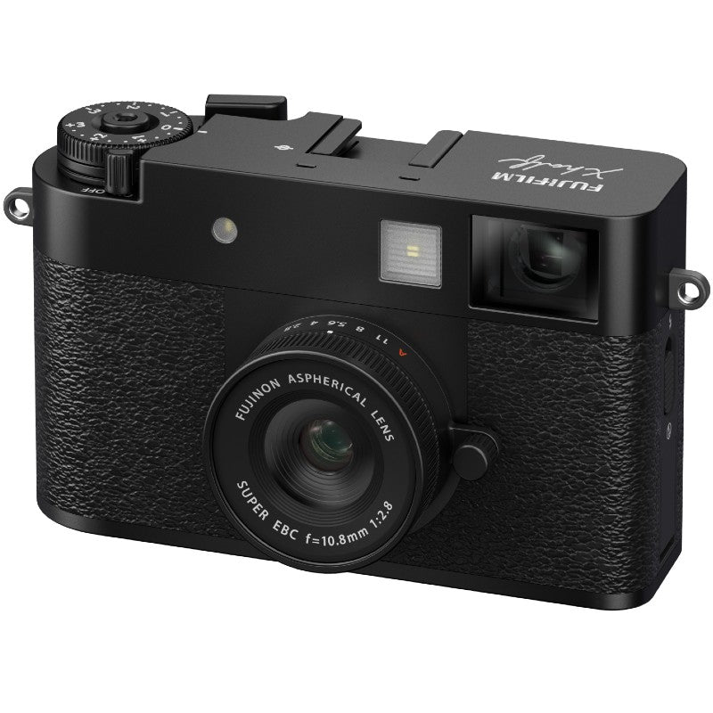 Fujifilm X Half Compact Camera: Black + INSTAX Link WIDE Ash White