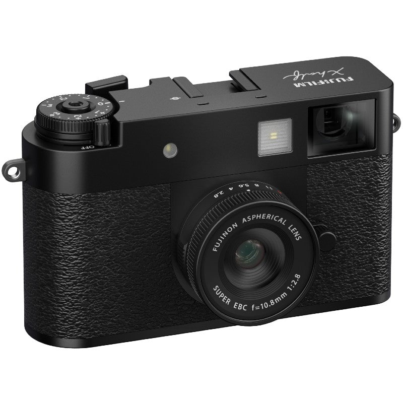 Fujifilm X Half Compact Camera: Black + INSTAX Link WIDE Ash White