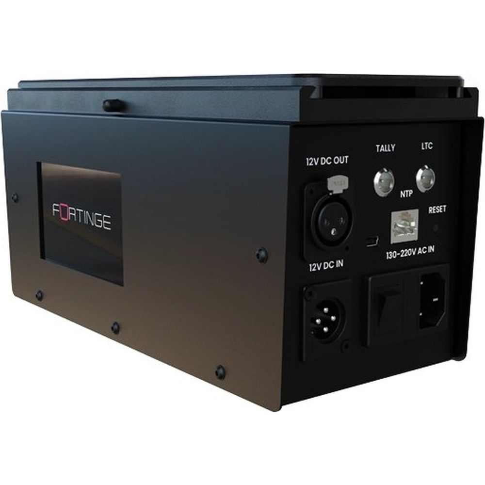 Fortinge VEGA 19-Zoll-Telepromptersystem mit Carbonhaube für ENG-/Studiokameras