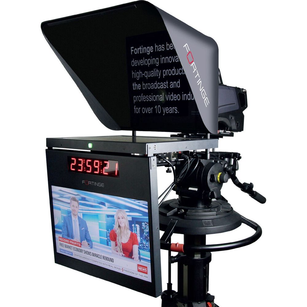 Fortinge ERA IP 24-HB 24 inch high brightness studio teleprompter with ip input