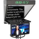 Fortinge ROBO IP 19-HB 19 pouces Téléprompteur de studio haute luminosité avec entrée IP pour caméras PTZ