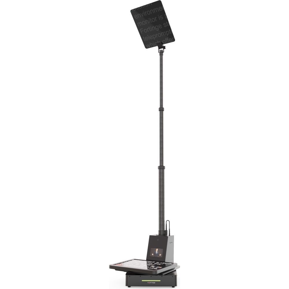 Fortinge MOBO 19-D-HB-SDI 19 inch high brightness dual motorised, dual stage teleprompter mit sdi in & out