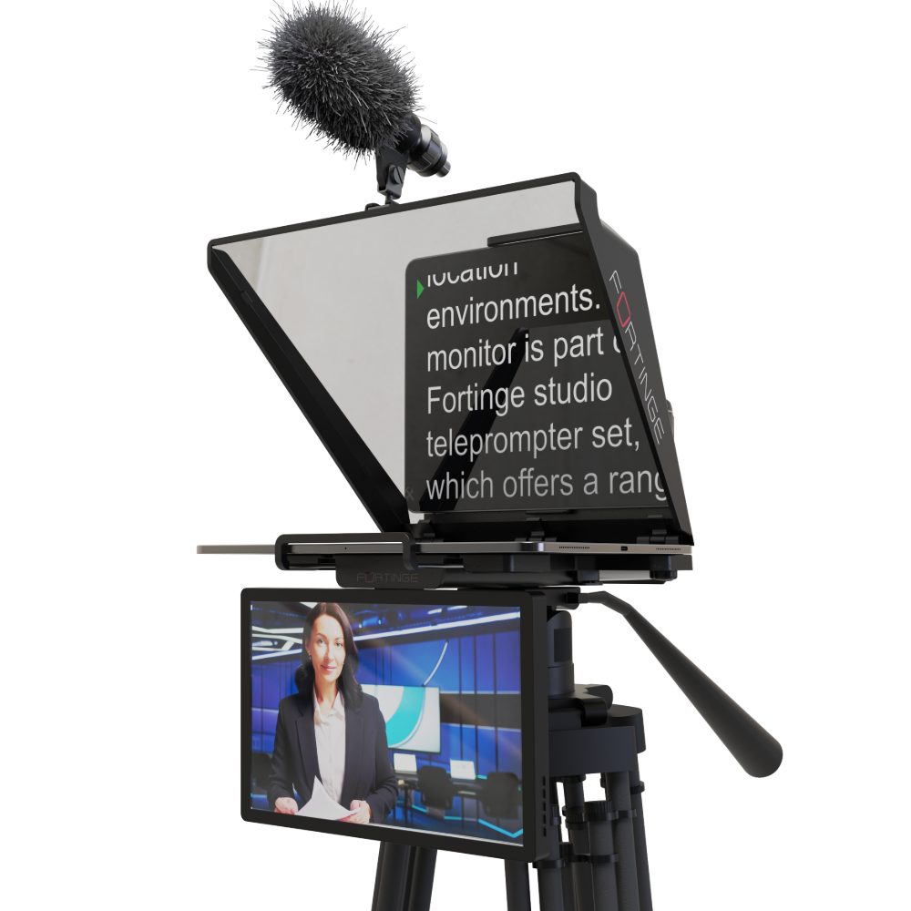 Fortinge Noa III Set téléprompteur tablette jusqu’à 13 pouces avec contrôleur manuel BT1