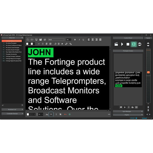 Fortinge ForPrompt Studio vers Studio News Upgrade