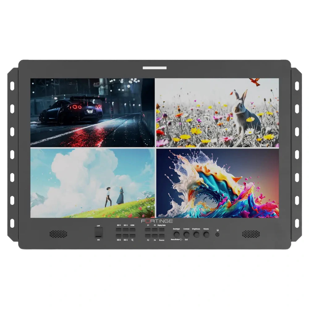 Fortinge PRO215-Q Moniteur Broadcast Quad 22 pouces