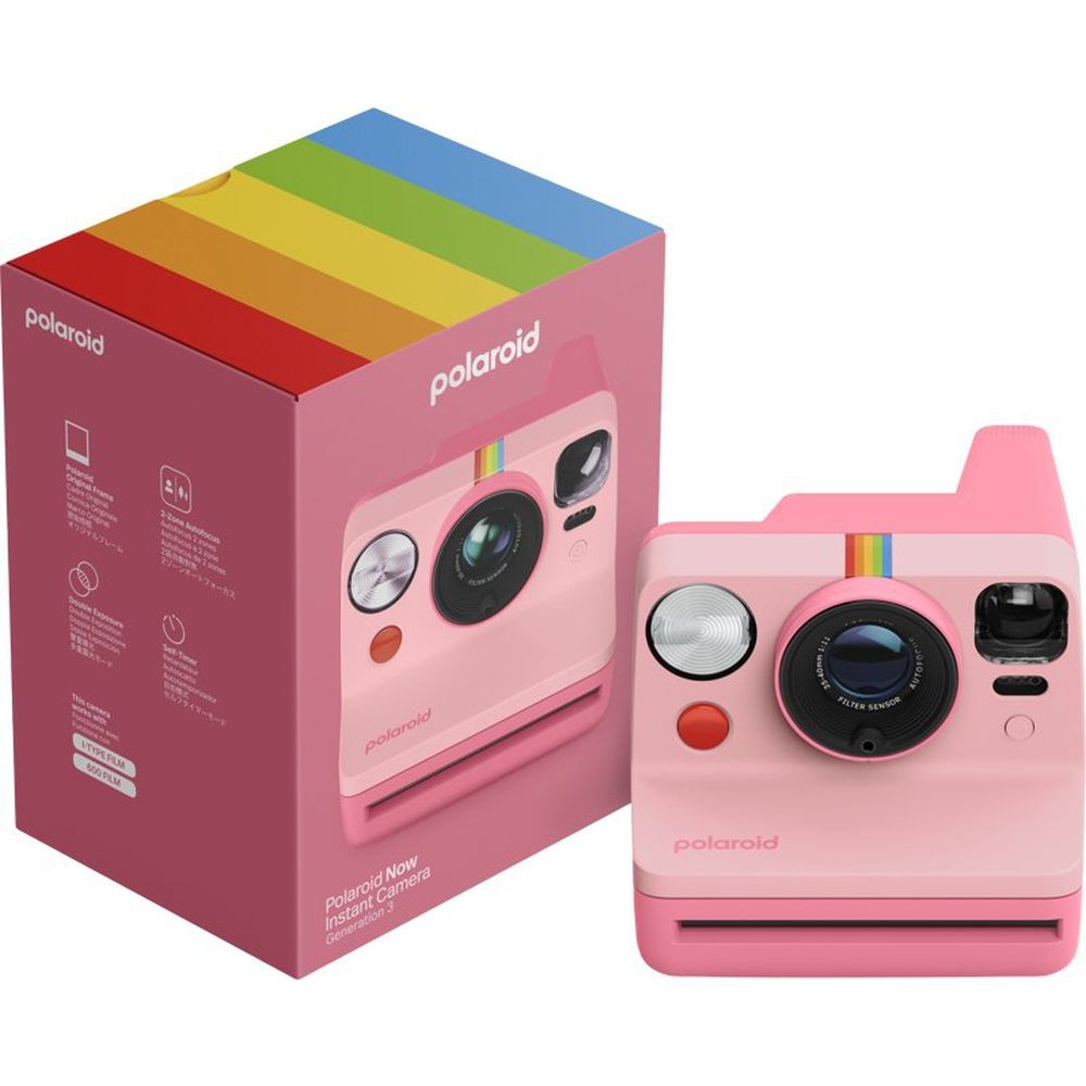 Polaroid Now Gen 3 Kamera Pink