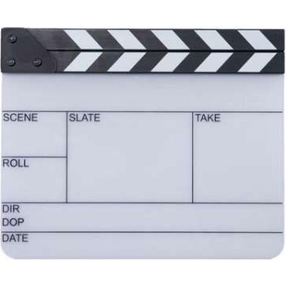 Filmsticks Einsteiger-Filmklappe Medium 11 Allwetter-Filmklappe - USA-Version