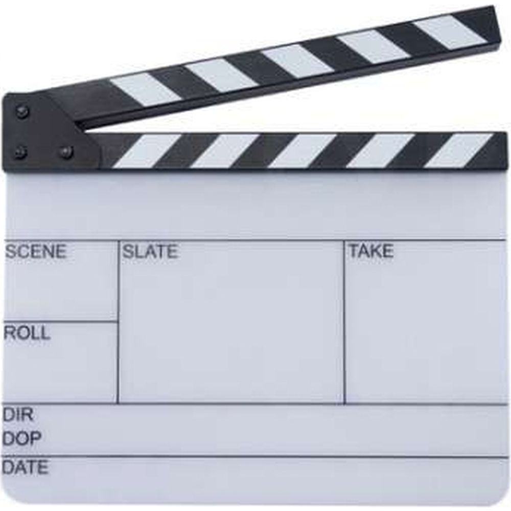 Filmsticks Einsteiger-Filmklappe Medium 11 Allwetter-Filmklappe - USA-Version