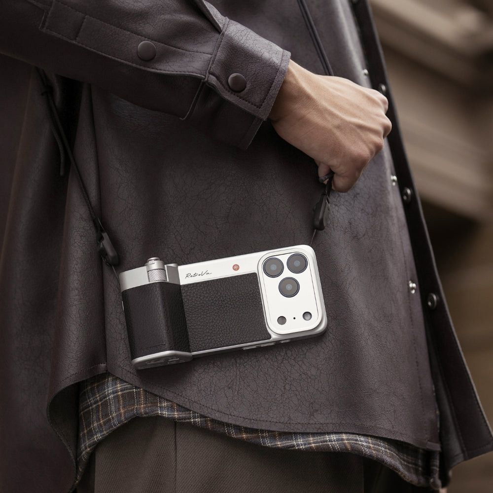 PGYTech Retrova Kit de poignée (Noir graphite - iPhone 17 Pro)