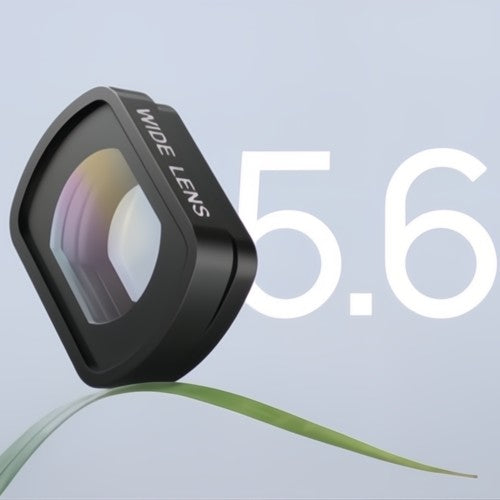 Telesin Objectif grand-angle 0.72x pour DJI Osmo Pocket 3