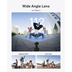 Telesin Objectif grand-angle 0.72x pour DJI Osmo Pocket 3