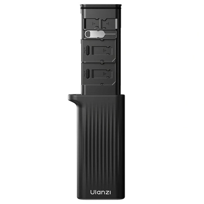 Ulanzi Lecteur de Cartes Étui CR2 SD, MicroSD, SIM - Noir