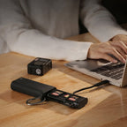 Ulanzi Lecteur de Cartes Étui CR2 SD, MicroSD, SIM - Noir