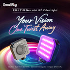SmallRig 5820 P96 Neo Mini-LED-Videoleuchte, Morandi-Grau
