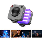 SmallRig 5821 P108 Neo Lampe vidéo LED mini, gris nébuleuse