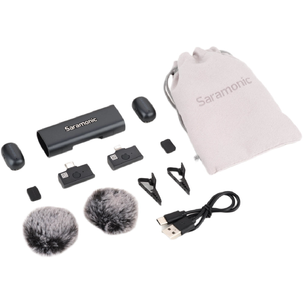 Saramonic Air SE-02 AI-Powered Kit de Microphone sans Fil