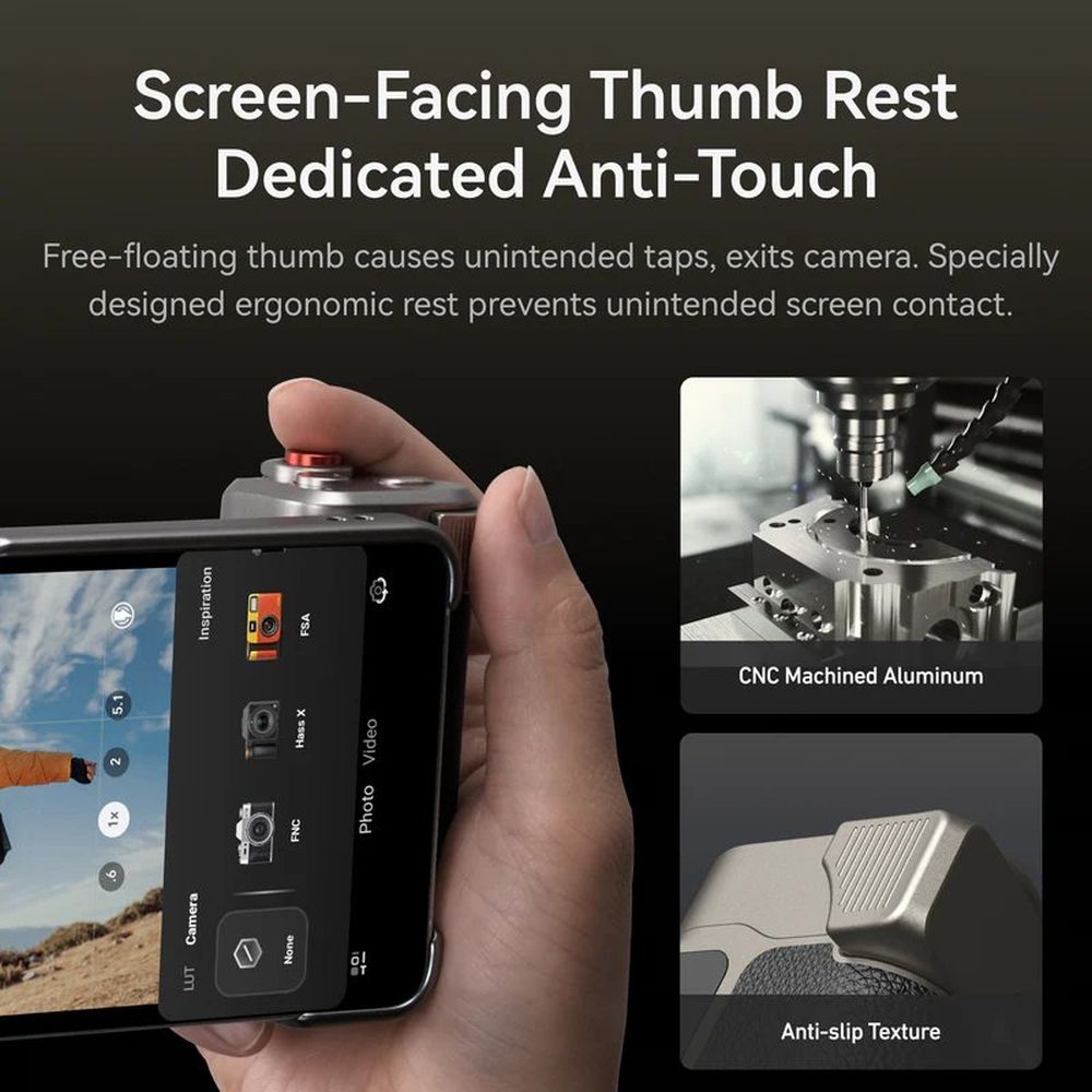 Telesin Master Grip Grip pour Samsung Galaxy S26 Ultra
