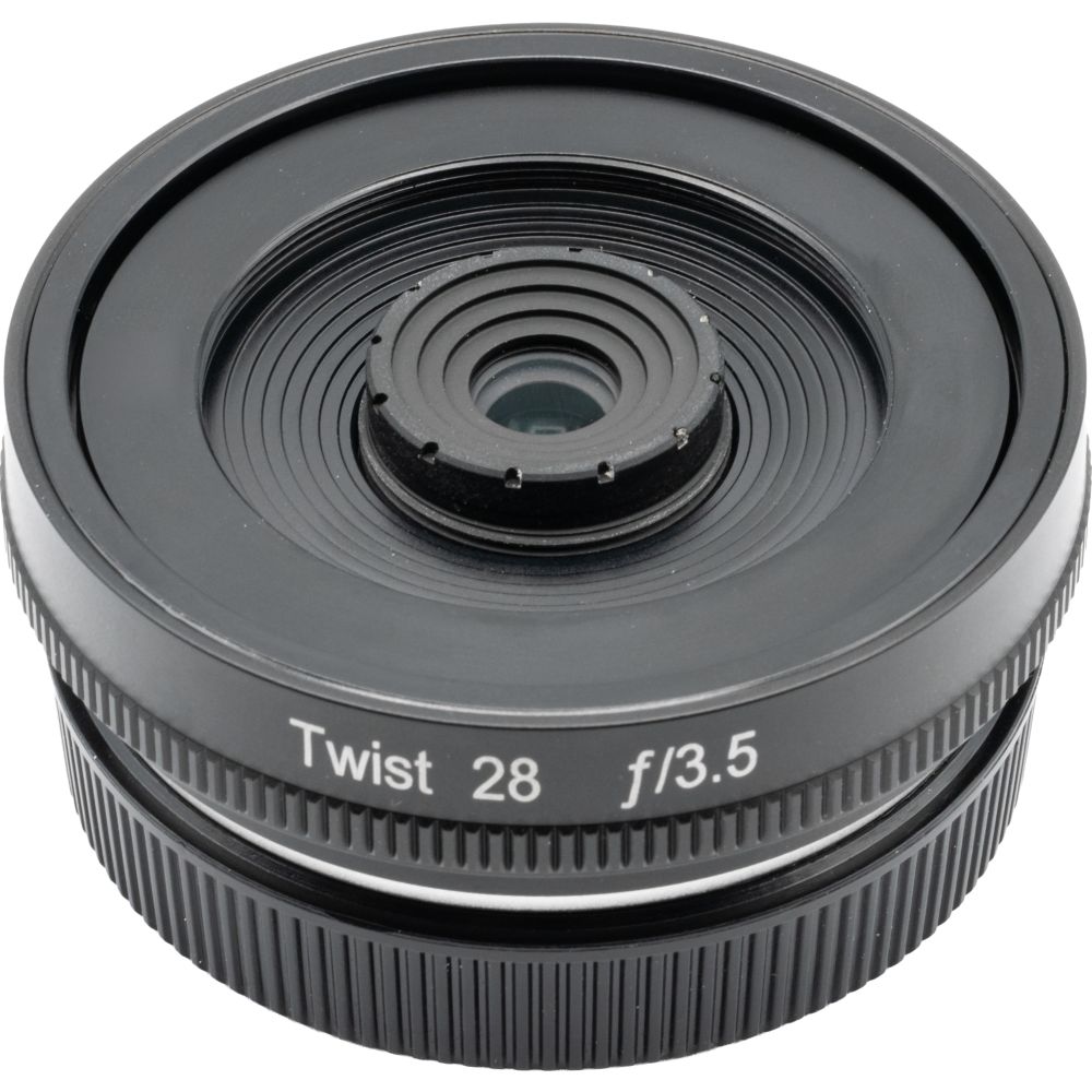 Lensbaby Twist 28 mit Klappetui für Canon RF
