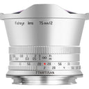 TTArtisans APS-C 7.5mm f/2.0 Canon RF-mount argent