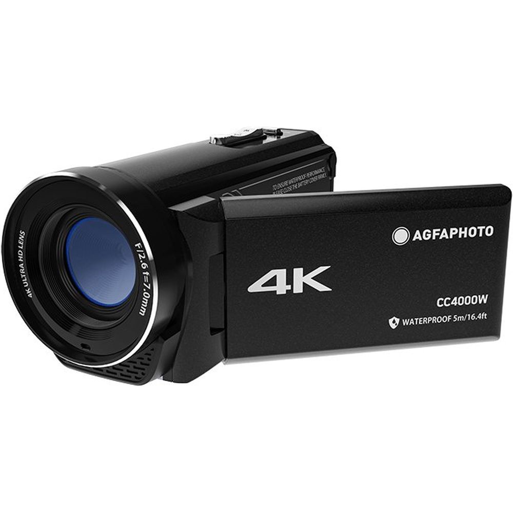 AgfaPhoto Caméscope étanche 4K CC4000W