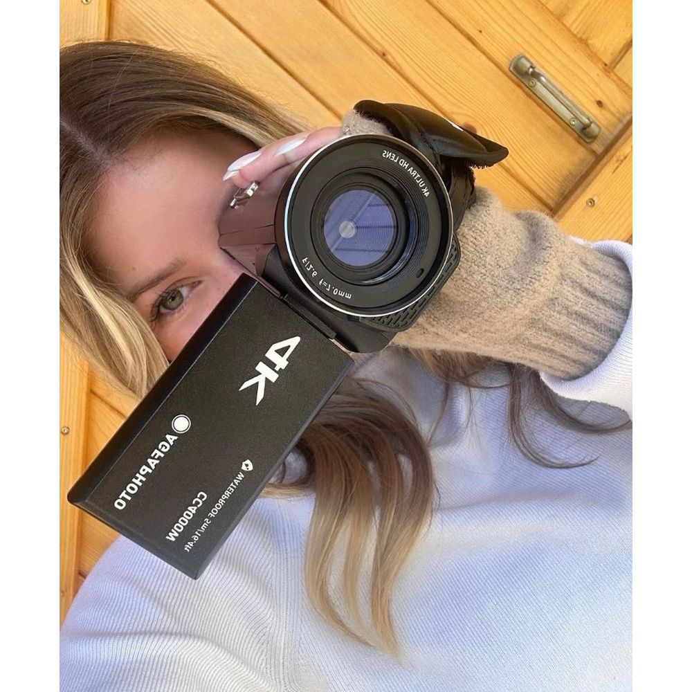 AgfaPhoto Wasserdichter 4K-Camcorder CC4000W