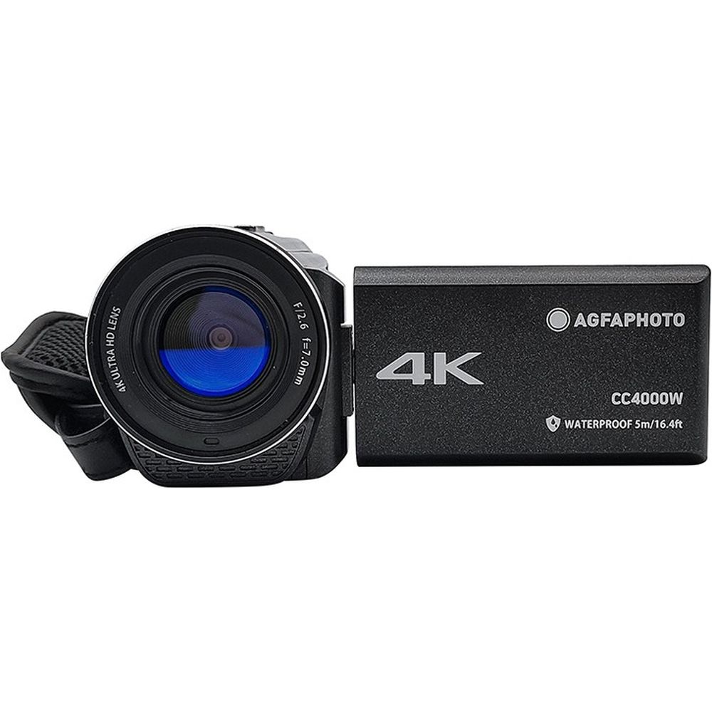 AgfaPhoto Wasserdichter 4K-Camcorder CC4000W