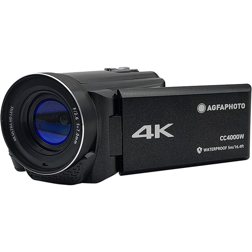 AgfaPhoto Wasserdichter 4K-Camcorder CC4000W