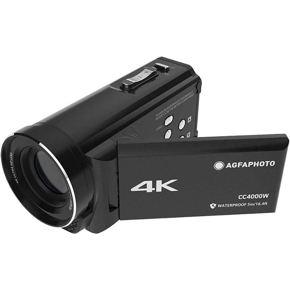 AgfaPhoto Wasserdichter 4K-Camcorder CC4000W