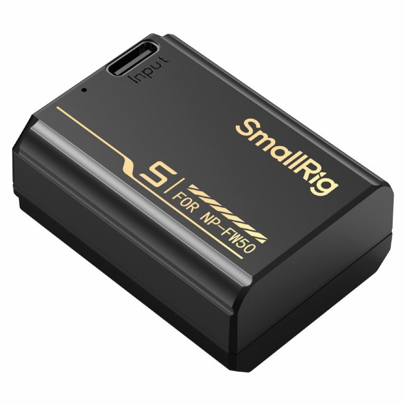 SmallRig 6097 Appareil Photo Batterie avec USB-C Charge pour Sony NP-FW50