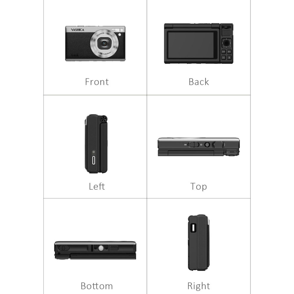 Yashica Tank Compact schwarz
