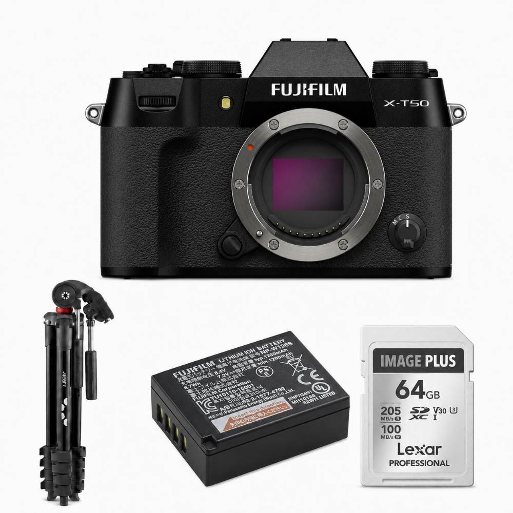 Fujifilm X-T50 Noir Holiday Kit