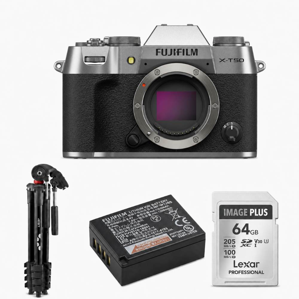 Fujifilm X-T50 Argent Holiday Kit